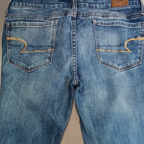 American Eagle Outfitters Women’s Skinny, Super Stretch Denim Jeans, Size 2 Long - Picture 4 of 10